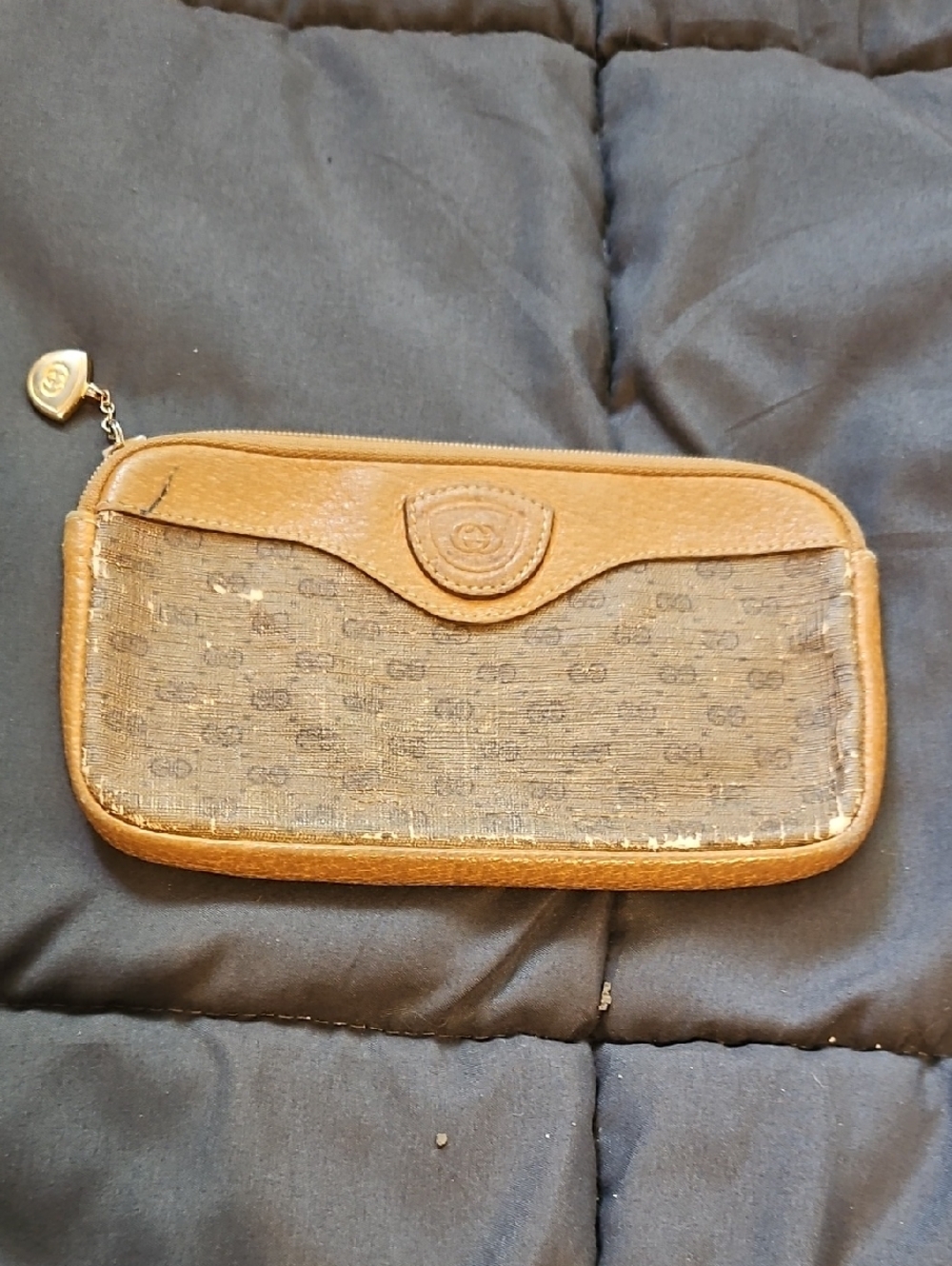 Vintage Gucci GG Monogram Pouch Bag